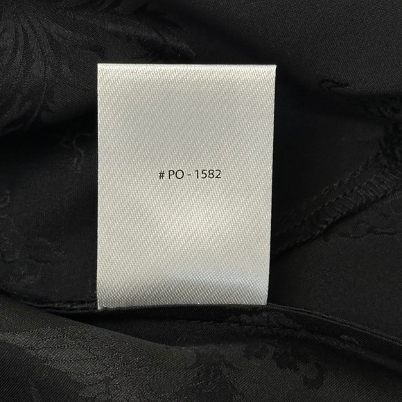 Réalisation Par The Roxy Silk Mini Dress Black Dragon Women’s Size Medium - Picture 12 of 15